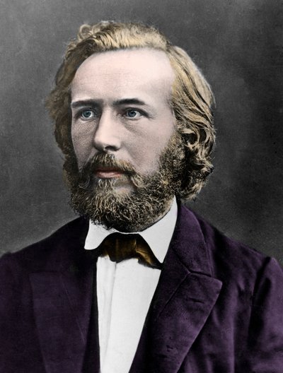 Portrait of Ernst Heinrich Haeckel by French Photographer